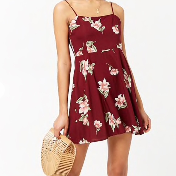 floral cami mini dress forever 21